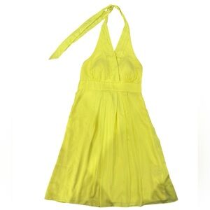 Vince Camuto Yellow Halter Dress